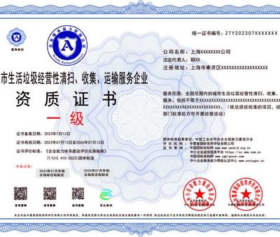 城市生活垃圾經營性清掃、收集、運輸服務企業資質證辦理指南 流程與時間詳解